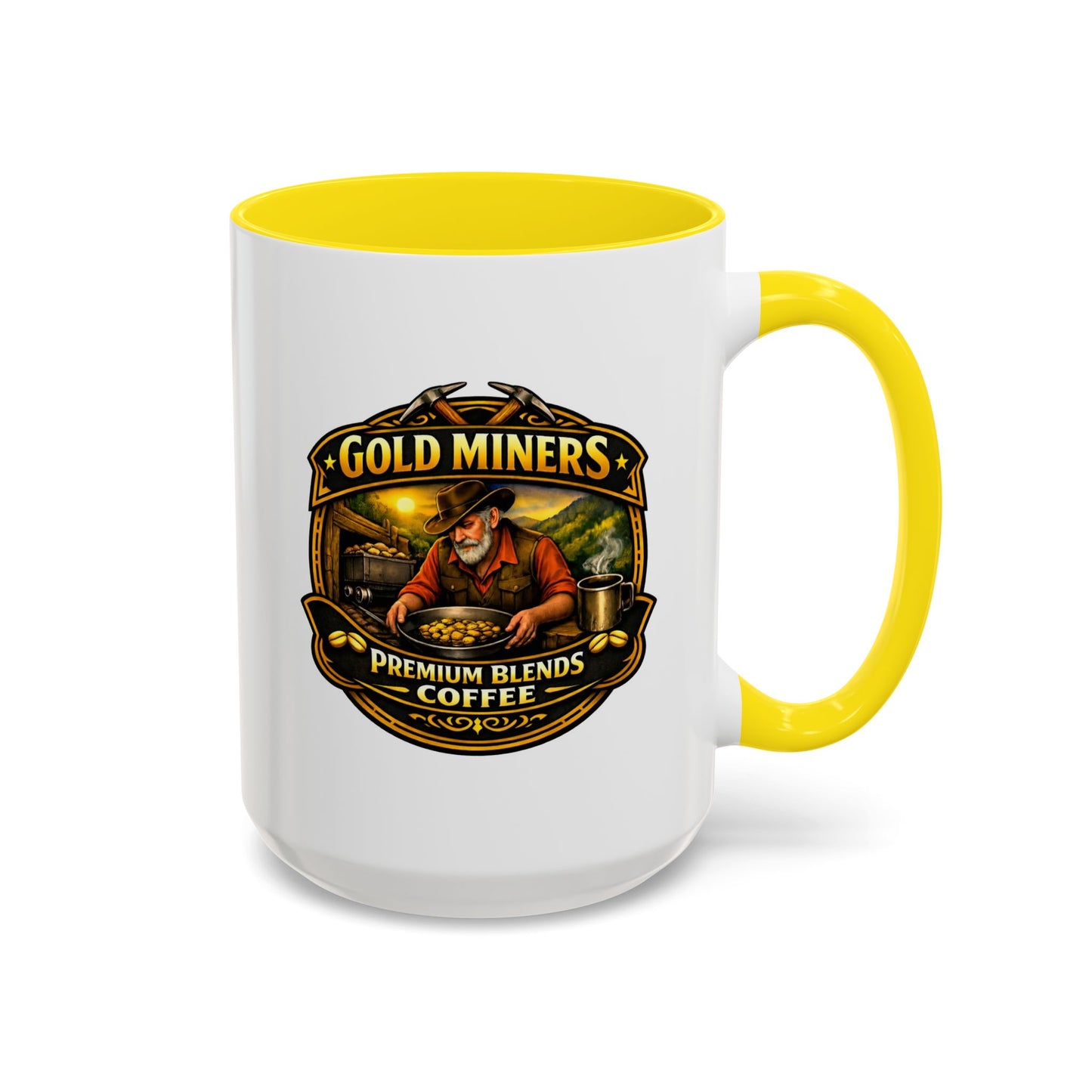 Gold Miners Coffee Accent Coffee Mug — Exclusive Dahlonega Souvenir