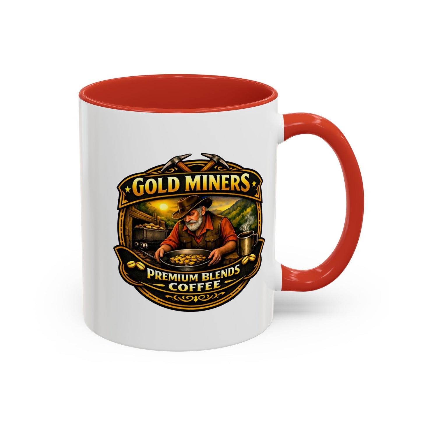 Gold Miners Coffee Accent Coffee Mug — Exclusive Dahlonega Souvenir