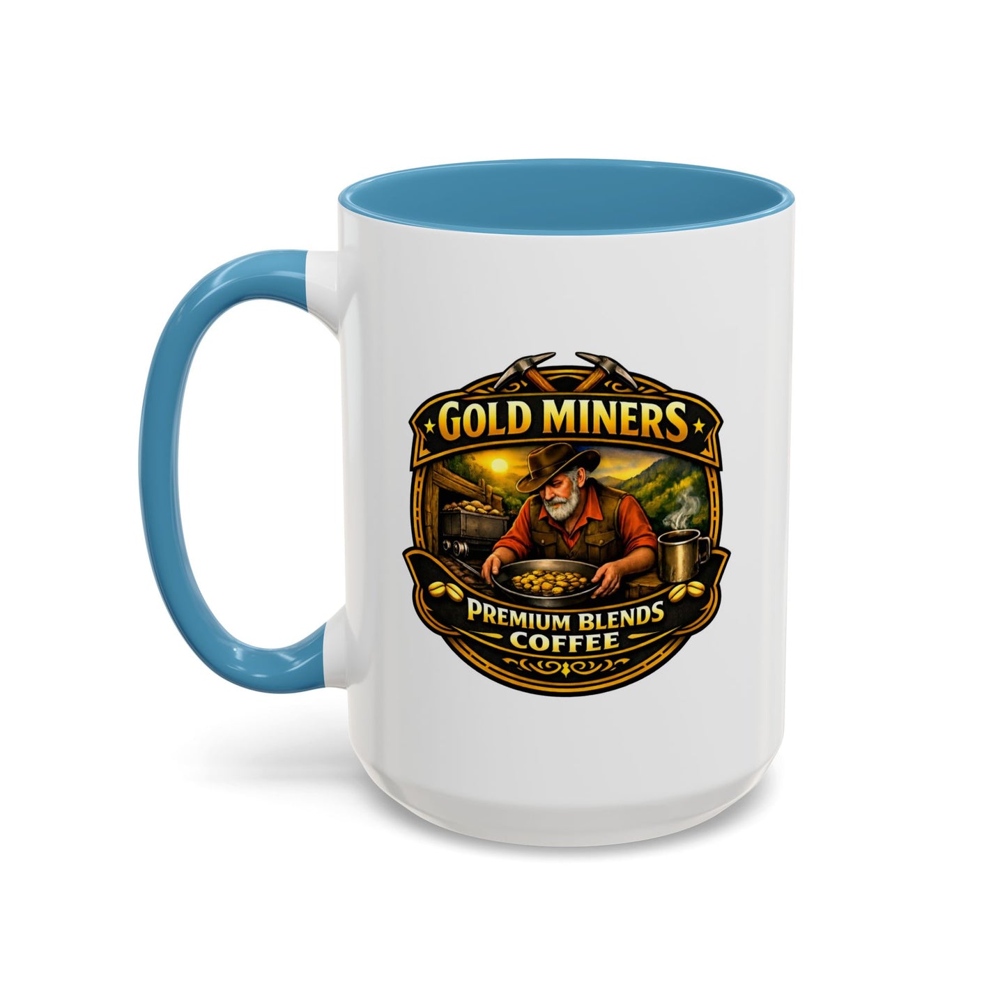 Gold Miners Coffee Accent Coffee Mug — Exclusive Dahlonega Souvenir