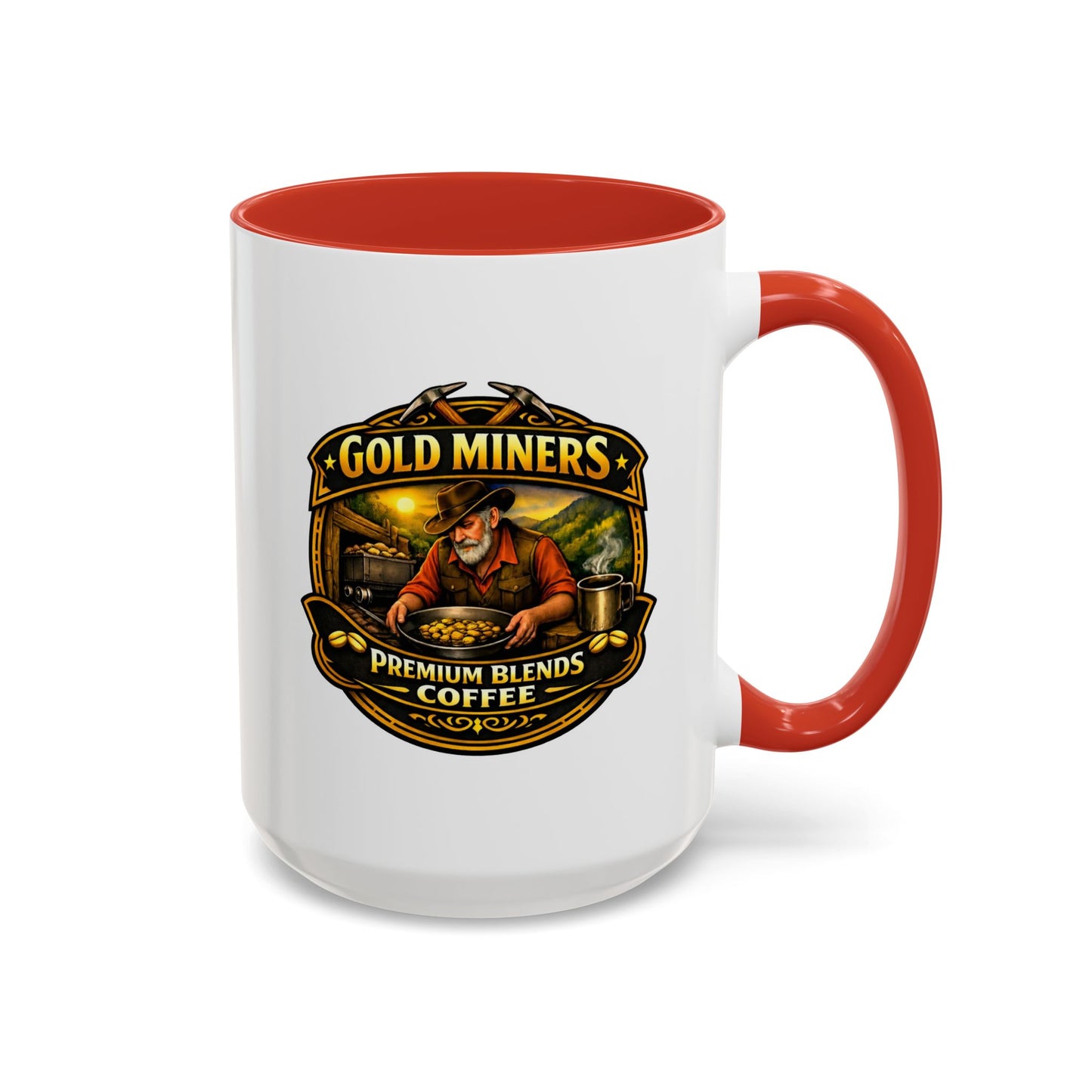 Gold Miners Coffee Accent Coffee Mug — Exclusive Dahlonega Souvenir