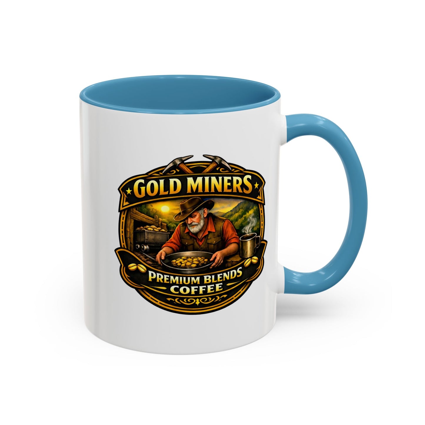 Gold Miners Coffee Accent Coffee Mug — Exclusive Dahlonega Souvenir