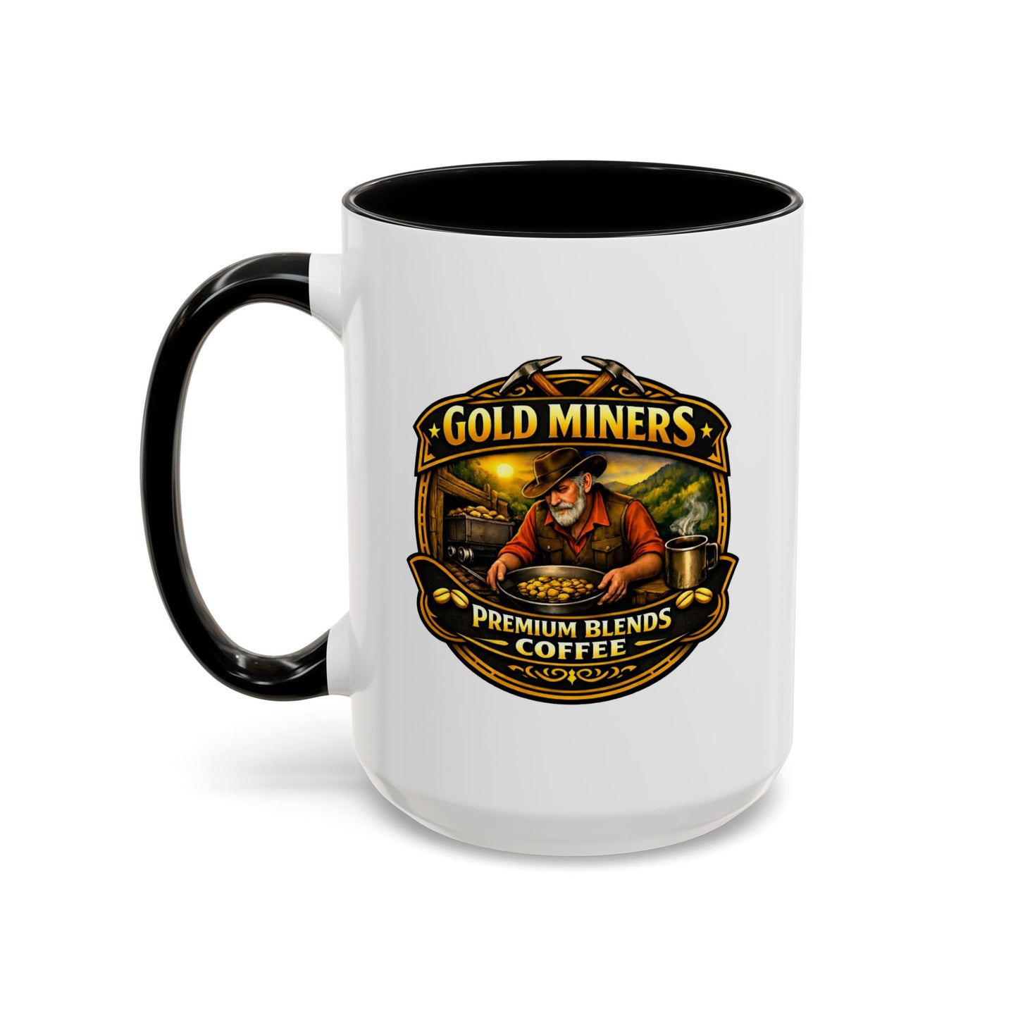 Gold Miners Coffee Accent Coffee Mug — Exclusive Dahlonega Souvenir