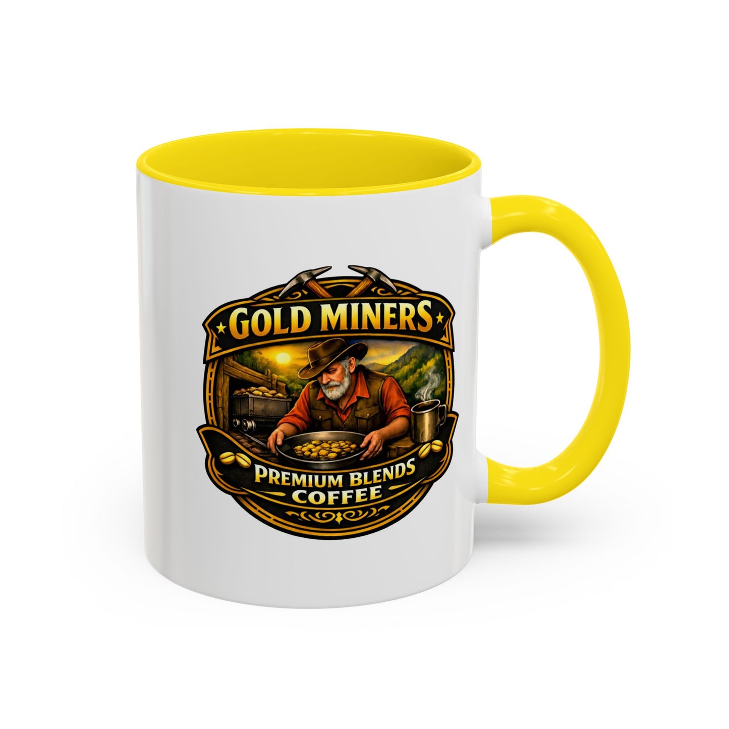 Gold Miners Coffee Accent Coffee Mug — Exclusive Dahlonega Souvenir