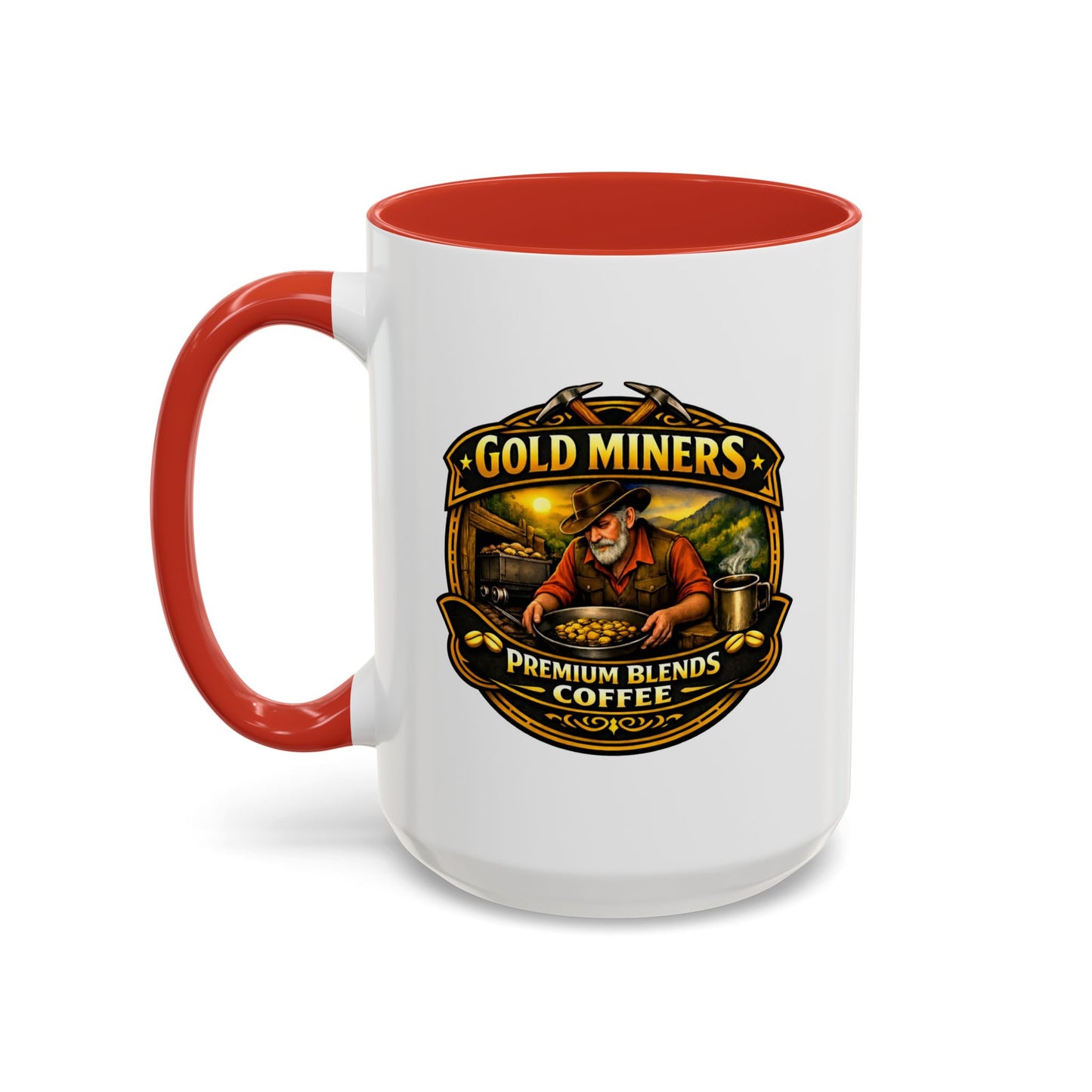 Gold Miners Coffee Accent Coffee Mug — Exclusive Dahlonega Souvenir